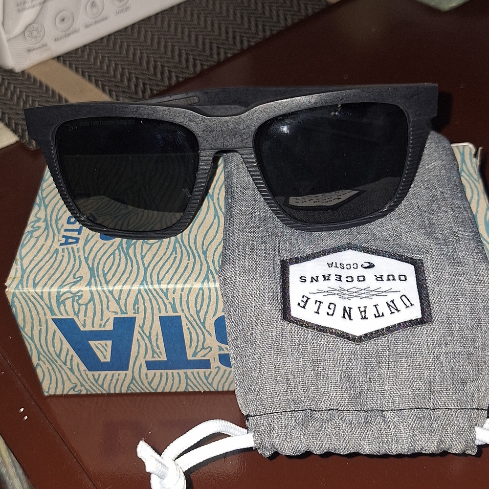 Costa Charcoal Sunglasses with Pouch